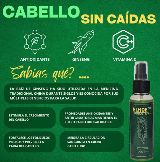 Tónico Revitalizante para Crecimiento del Cabello