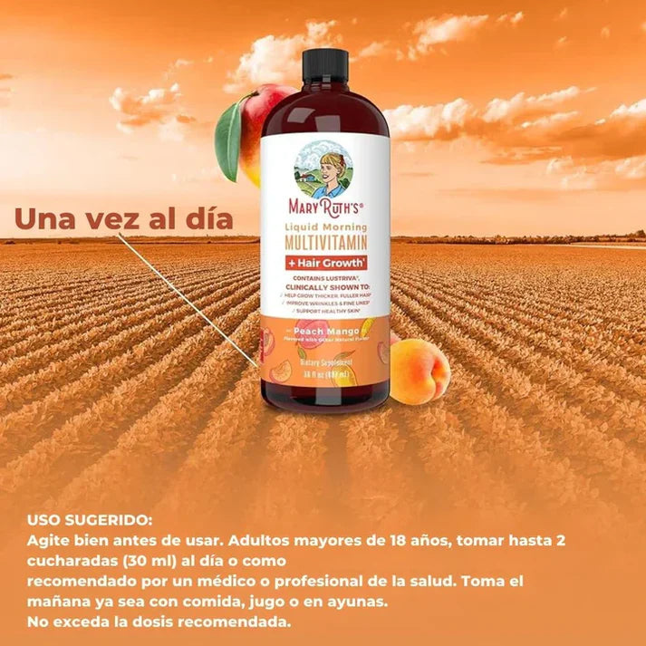 Multivitamínico Para El Crecimiento Del Cabello - Maryruth's™