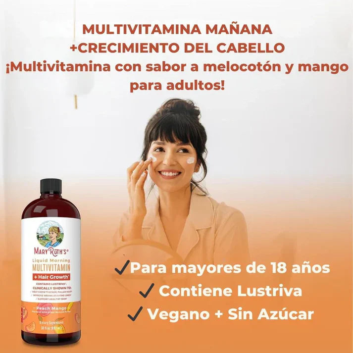 Multivitamínico Para El Crecimiento Del Cabello - Maryruth's™